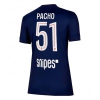 Stroje piłkarskie Paris Saint-Germain Willian Pacho #51 Koszulka Podstawowej dla damskie 2025-26 Krótki Rękaw